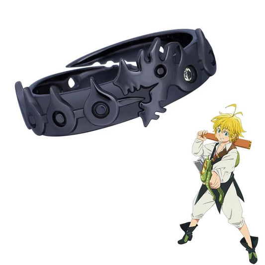 The Seven Deadly Sins Ring Meliodas Cosplay Adjustable Dragon's Sin of Wrath Ring